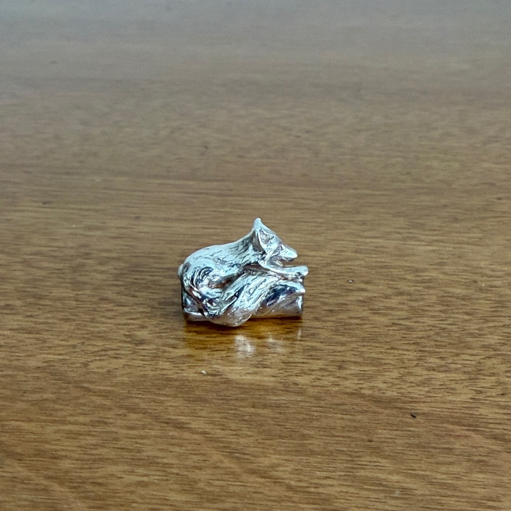 Silver Fox Charm